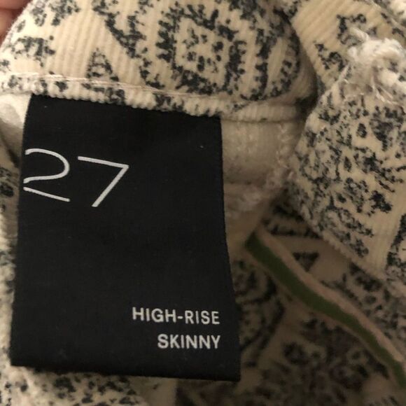 Pilcro And The Letterpress Anthropologie Boho High Waist Skinny Jeggings Jeans - Picture 6 of 15